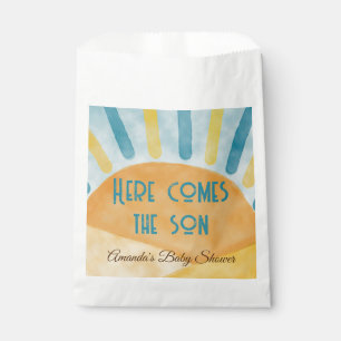 Hier kommt Sonnenschein Blue Ray Baby Duschgeschen Geschenktütchen