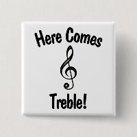 Hier kommt Treble! Funny G Clef Musicians