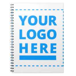 Hier können Sie Ihr Logo individuell gestalten Notizblock