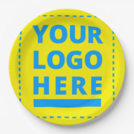 Hier können Sie Ihren Text oder Ihr Logo individue Pappteller