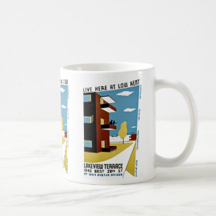 Hier leben mit niedriger Miete Tasse