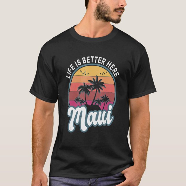 Hier Maui Hawaii T-Shirt (Vorderseite)
