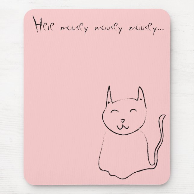 Hier Mousey Parlamentarier Mousepad (Vorne)