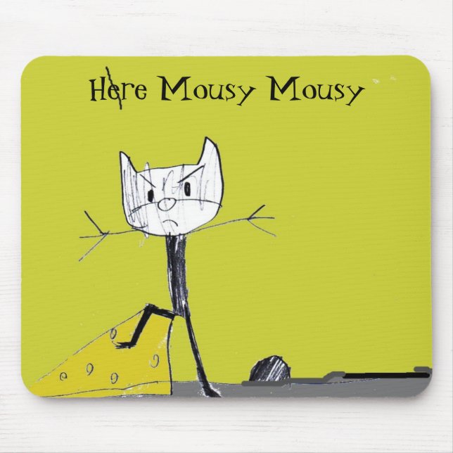 Hier Mousy Mousy mousepad (Vorne)