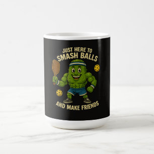 Hier nur um Bälle zu zerschmettern und Freunde zu Kaffeetasse