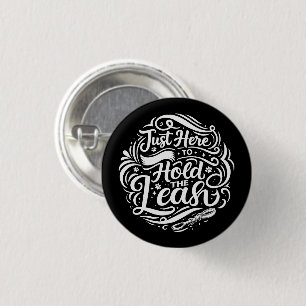 Hier nur um die Leine zu halten, Hundetherapie-Fre Button