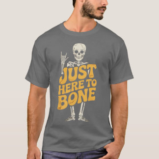 Hier nur zum Knochen T-Shirt