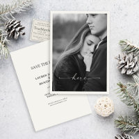 Hier | Romantische Foto-Hochzeit Save the Date