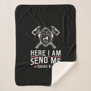 Hier schicke ich Isaiah 68 Feuerwehrmann Sherpadecke