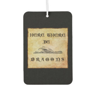 Hier sind Drachen Autolufterfrischer