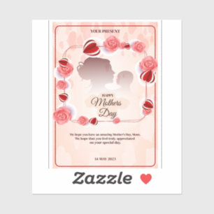 Hier sind einige Titelideen für eine Muttertagsbot Aufkleber