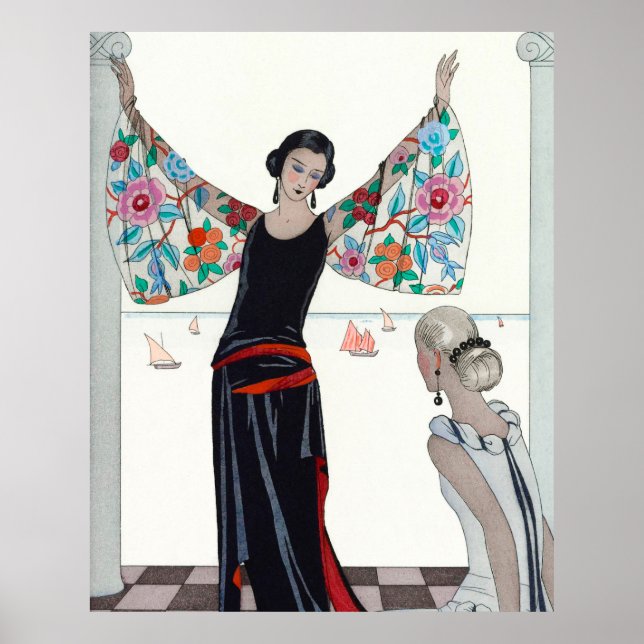 Hier sind meine Flügel - George Barbier Poster (Vorne)