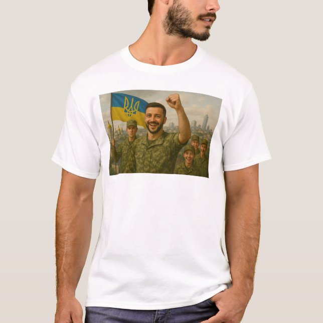 Hier übernimmt Präsident Volodymyr Zelensky die Ro T-Shirt (Vorderseite)