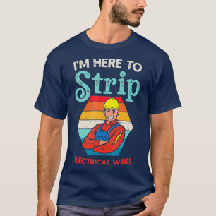 Hier, um den Funny Electrician Power Electric zu s T-Shirt