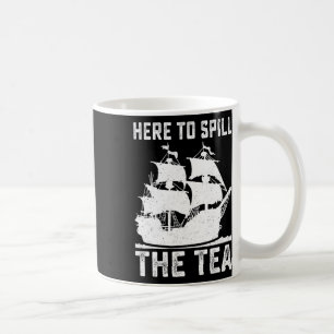 Hier, um den Tee-Funny 4. Juli verteilen Us Patrio Kaffeetasse