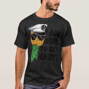 Hier, um Nauti Swinger runter Ananas Cr T-Shirt