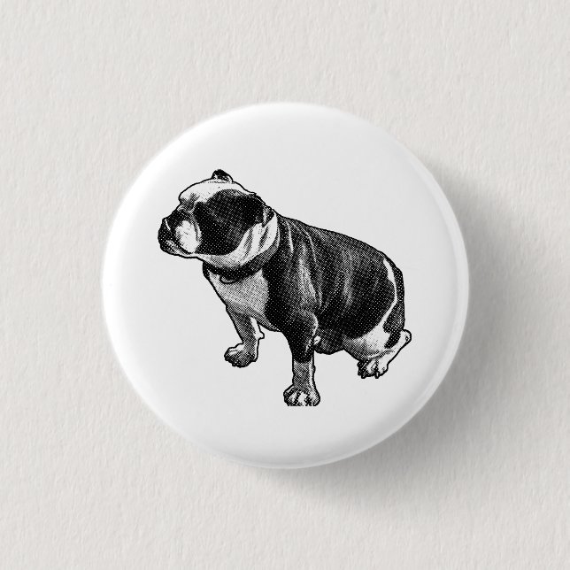 Hier und Standhaft Button (Vorderseite)