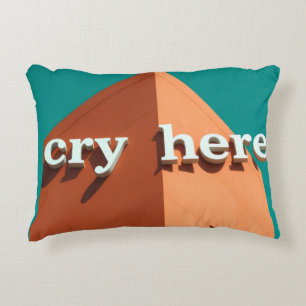 Hier weinen dekokissen
