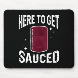 Hier wird der Spaß beim Cranberry-Sauce-Thanksgivi Mousepad