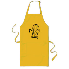 Hier wird es immer heiß lange schürze