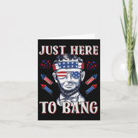 Hier zu Bang Abraham Lincoln 4. Juli Feuerwerk