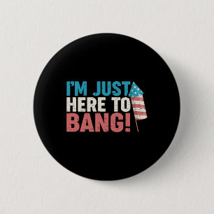 Hier zu Bang Shirt 4. Juli Feuerwerk Patriotic Button