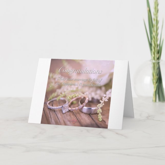 HIER ZU **GLÜCKLICH JE NACH** NEWLYWEDS CARD KARTE (Vorderseite)