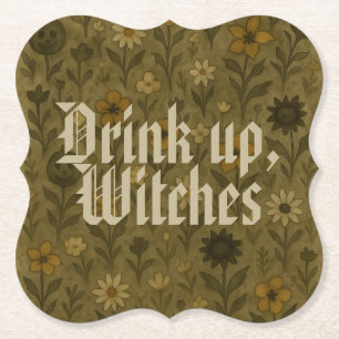 Hier zum "Boos" Drink, Hexen Untersetzer