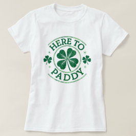 Hier zum Paddy Kleeblatts St Patrick's Day T-Shirt