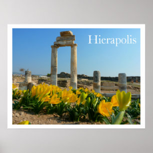 Hierapolis Ruins, Türkei Poster
