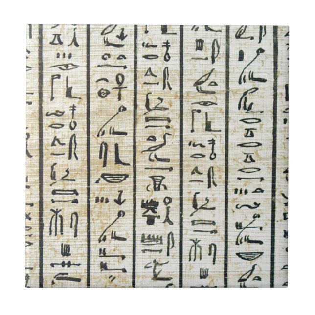 Hieroglyph Fliese (Vorderseite)