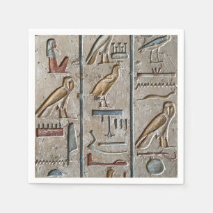 Hieroglyphe Altägyptische Sprache Eingravierter Te Serviette