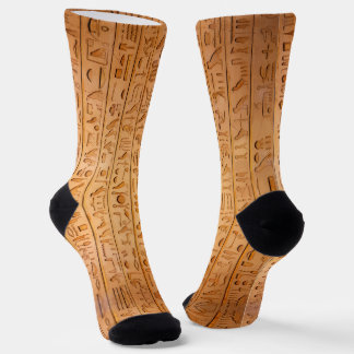 Hieroglyphe Altägyptische Sprache Eingravierter Te Socken
