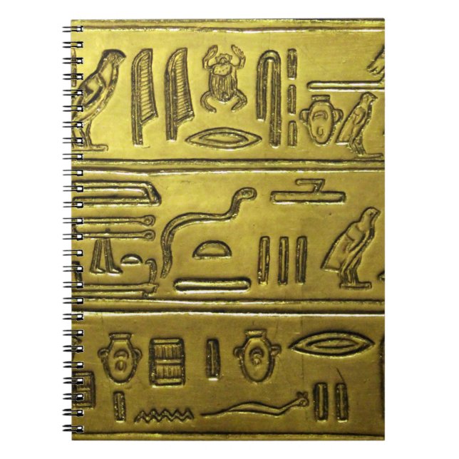 Hieroglyphen 2014-1021 notizblock (Vorderseite)