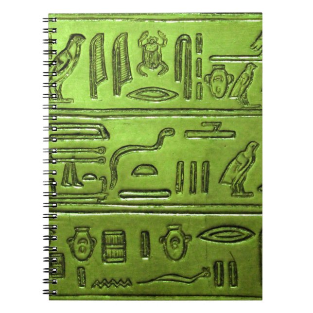 Hieroglyphen 2014-1022 notizblock (Vorderseite)