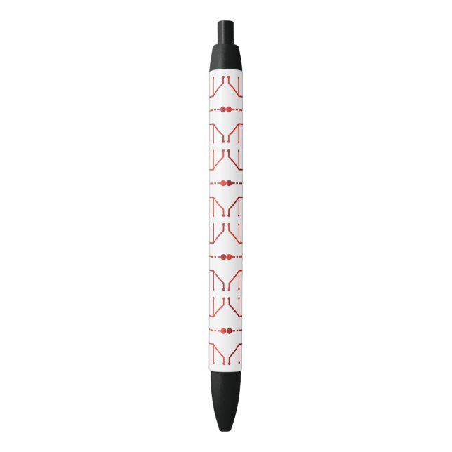 Hieroglyphen Abstractes Muster Stift (Vorderseite Vertikal)