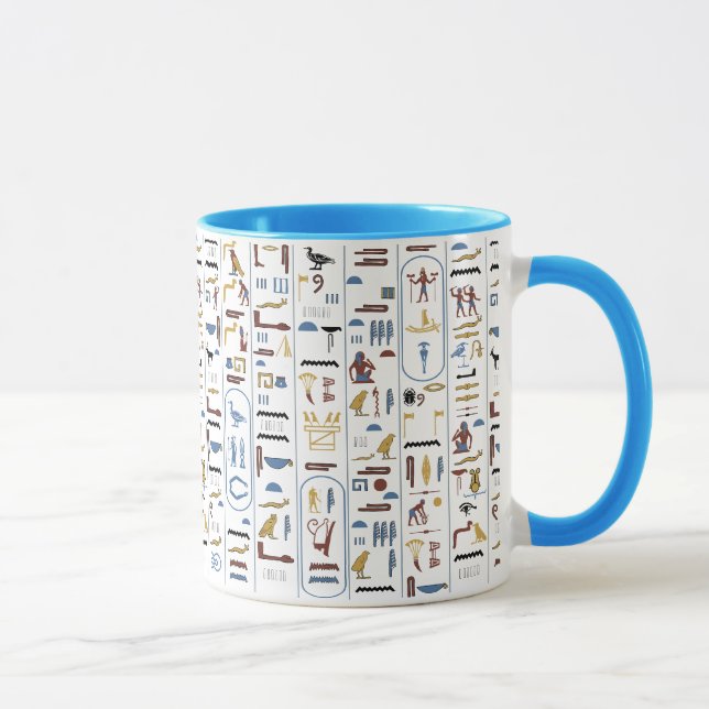Hieroglyphen Altes Ägypten Pharao Tasse (Rechts)