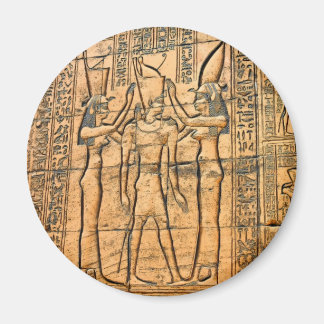 Hieroglyphen im Edfu-Tempel, Ägypten Magnet