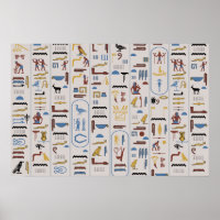 Hieroglyphen Pharaoh Asche Hintergrund