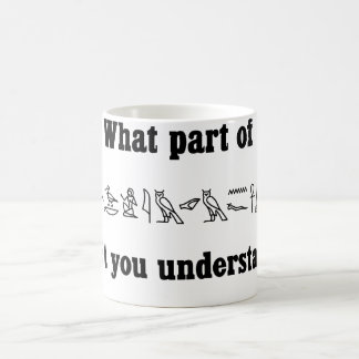 Hieroglyphen-Tasse Tasse