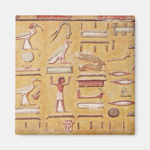 Hieroglyphen, vom Grab von Seti I Magnet