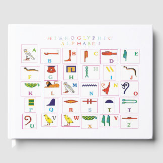 Hieroglyphisch Alphabet Gästebuch