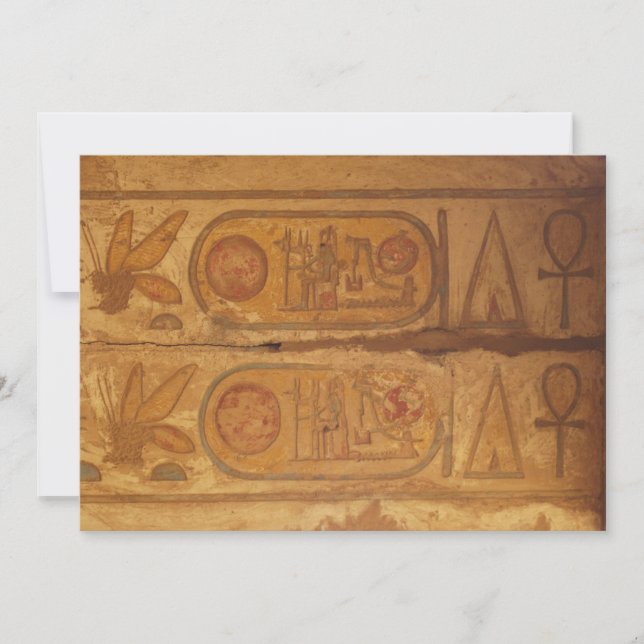 Hieroglyphische Schrift (Vorderseite)