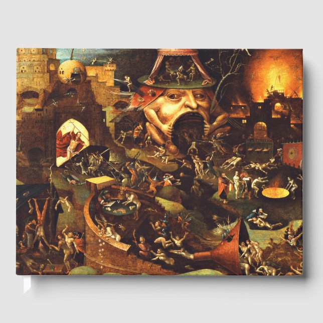Hieronymus Bosch Christ in Limbo Gästebuch (Vorderseite)