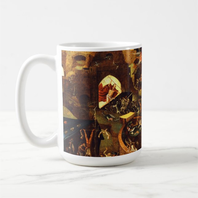 Hieronymus Bosch Christ in Limbo Kaffeetasse (Links)