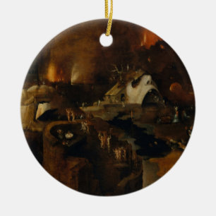 Hieronymus Bosch - Christlicher Abstieg in die Hö Keramik Ornament