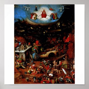 Hieronymus Bosch Das letzte Urteil Poster