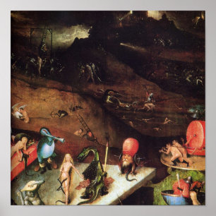 Hieronymus Bosch, der Kunst malt Poster
