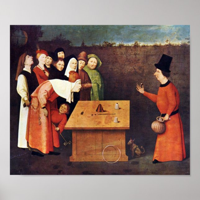 Hieronymus Bosch - Der Zauberer Poster (Vorne)