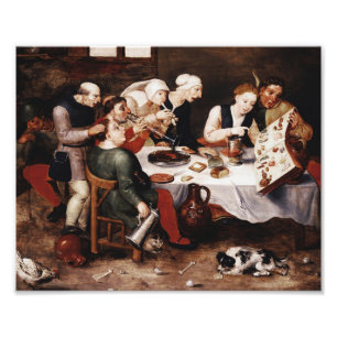 Hieronymus Bosch - Die Bacchus-Sänger Fotodruck